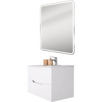 Товар: Тумба с раковиной Orange Line 60 подвесная Белая матовая арт-Li-60Tuw+Ra - фото 10 Тумба с раковиной Orange Line 60 подвесная Белая матовая арт-Li-60Tuw+Ra — фото 10, Тумбы с раковиной