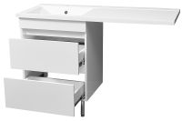 Тумба под раковину Stella Polar Мадлен 130 Белая арт-SP-00000475 — фото 7, Тумбы под раковину