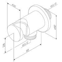 Шланговое подключение AM.PM Хром арт-F0602100 — фото 6, Шланговые подключения