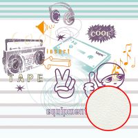 Фреска детская Ortograf Детские 33514 Фактура флок FLK Флизелин (2,8*2,8) Белый/Бирюзовый/Фиолетовый, Предметы/Люди арт-33514 (флок FLK) — фото 1, Фрески