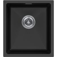 Кухонная мойка Paulmark Lumi 41 UNI Черная арт-LU41-BL — фото 1, Кухонные мойки