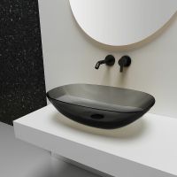 Раковина-чаша Vincea 54 Черная арт-VBS-6T12B — фото 3, Раковины накладные