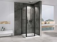 Душевой уголок Abber Sonnenstrand 120x85 профиль Черный стекло прозрачное арт-AG04120BS-S85B — фото 2, Прямоугольные душевые уголки