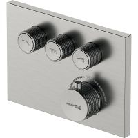 Смеситель для душа WasserKRAFT Wern с термостатом Никель арт-4258 Thermo — фото 1, Смеситель для душа