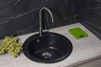 Кухонная мойка Reflection Core 50 Уголь арт-RX1350СL — фото 3, Кухонные мойки