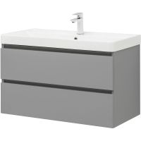 Тумба под раковину Aquanet Вега 90 подвесная Мисти грин арт-329604 — фото 13, Тумбы под раковину