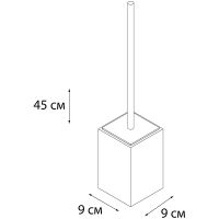 Ершик для унитаза Fixsen Sole Бежевый Хром арт-FX-301-5 — фото 2, Ершики для унитаза