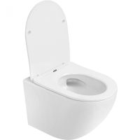 Унитаз Abber Bequem подвесной с сиденьем Микролифт арт-AC1100T — фото 4, Подвесные унитазы