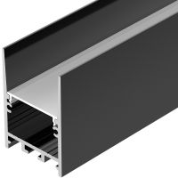 Профиль алюминиевый Arlight Comfort накладной Черный арт-031730 — фото 1, Профили для светодиодных лент