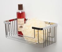 Полка корзина WasserKRAFT Хром арт-K-711 — фото 2, Полки для ванной и душа