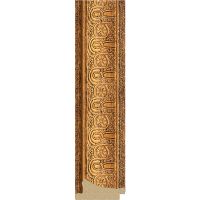 Зеркало Evoform Octagon 73x93 в багетной раме - Медный эльдорадо 73 мм арт-BY 7132 — фото 2, Зеркала в ванную комнату