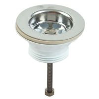 Выпуск для кухонной мойки Wirquin Нержавеющая сталь арт-30718055 — фото 1, Донные клапаны