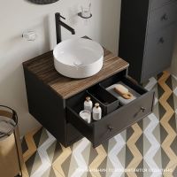 Товар: Тумба под раковину Iddis Torr 60 подвесная Темно-серая арт-TOR60DMi95K - фото 3 Тумба под раковину Iddis Torr 60 подвесная Темно-серая арт-TOR60DMi95K — фото 3, Тумбы под раковину