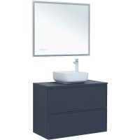 Тумба под раковину Aquanet Арт 90 подвесная Маренго арт-313266 — фото 13, Тумбы под раковину