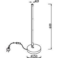 Товар: Настольная лампа Crystal Lux Белый Черный арт-LARGO LG9W BLACK - фото 3 Настольная лампа Crystal Lux Белый Черный арт-LARGO LG9W BLACK — фото 3, Настольные лампы