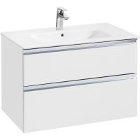 Тумба под раковину Roca The Gap 80 подвесная Белый глянец арт-A857399806 — фото 5, Тумбы под раковину