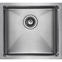 Кухонная мойка Paulmark Aller 48 Uni Брашированная сталь арт-PM804844-BS — фото 1, Кухонные мойки