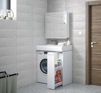 Товар: Тумба под раковину Corozo Лео 80 Белая арт-SD-00000782 - фото 5 Тумба под раковину Corozo Лео 80 Белая арт-SD-00000782 — фото 5, Тумбы под раковину