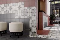 Керамогранит Equipe Art Nouveau Burgundy 20х20 см арт-24394 — фото 2, Керамогранит