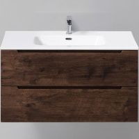 Тумба под раковину BelBagno Etna 90 подвесная Rovere Moro арт-ETNA-900-2C-SO-RW-P — фото 1, Тумбы под раковину