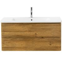 Тумба под раковину BelBagno 105 подвесная Rovere Rustico арт-ALBANO-CER-1050-2C-SO-RR — фото 1, Тумбы под раковину