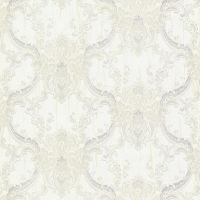 Обои Emiliana Parati Valentin Yudashkin 5 Винил на флизелине (1,06*10,05) Белый/Бежевый, Дамаск арт-86066 — фото 1, Обои для стен
