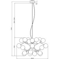 Товар: Подвесной светильник Maytoni Modern Dallas Дымчатый Черный арт-MOD545PL-24B - фото 4 Подвесной светильник Maytoni Modern Dallas Дымчатый Черный арт-MOD545PL-24B — фото 4, Подвесные светильники