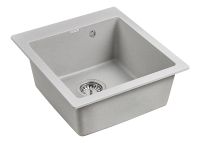 Товар: Кухонная мойка Paulmark Kante 45 Серая арт-PM104651-GR - фото 2 Кухонная мойка Paulmark Kante 45 Серая арт-PM104651-GR — фото 2, Кухонные мойки