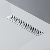 Душевой лоток AM.PM MasterFlow 40 с решеткой Хром матовый Cut Gradient арт-W01SC-P11-040-01SB — фото 11, Душевые лотки