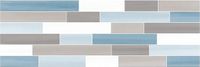 Керамическая плитка I.Tiles Charme Cristal Muretto Grigio/Azzuro настенная 20х60 см арт-CHA26MGA — фото 1, Керамическая плитка
