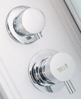 Душевая кабина WeltWasser WW500 Aller 902 90x90 профиль Хром стекло прозрачное арт-10000003255 — фото 5, Душевые кабины