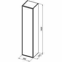 Товар: Шкаф пенал Aquanet Арт 35 подвесной Маренго арт-313268 - фото 13 Шкаф пенал Aquanet Арт 35 подвесной Маренго арт-313268 — фото 13, Пеналы для ванной комнаты