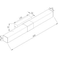 Подсветка для зеркал и картин Maytoni Mirror Glanz  Хром арт-MIR006WL-L8CH — фото 5, Подсветки