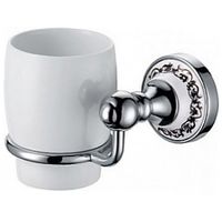 Стакан для зубных щеток Fixsen Bogema Хром Белый арт-FX-78506 — фото 1, Стаканы для зубных щеток