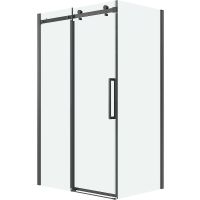 Душевой уголок Grossman Classic 110х80 профиль Графит сатин стекло прозрачное арт-120.K33.04.1180.42.00 — фото 1, Прямоугольные душевые уголки