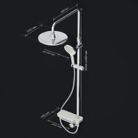 Товар: Душевая система AM.PM Like Хром арт-F0780700 - фото 12 Душевая система AM.PM Like Хром арт-F0780700 — фото 12, Душевые стойки