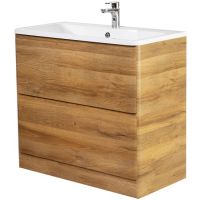 Тумба под раковину BelBagno Albano 90 Rovere Rustico арт-ALBANO-900-2C-PIA-RR — фото 1, Тумбы под раковину