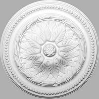 Розетка потолочная Decomaster 408x64x408 мм арт-DM-0401 — фото 1, Розетки потолочные