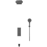 Душевая система Vincea Inspire с термостатом Вороненая сталь арт-VSFW-433TI1GM — фото 3, Встраиваемые душевые комплекты