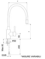 Смеситель для кухни Webert Viper Хром Белый арт-VP920602744 — фото 2, Смесители для кухни