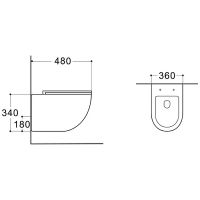 Унитаз Aquatek Европа подвесной с сиденьем Микролифт арт-AQ1900T-00 — фото 8, Подвесные унитазы