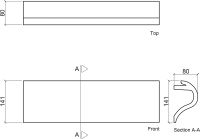 Карниз гибкий Европласт 1.50.228 2000x141x80 мм арт-1.50.228 (гибкий) — фото 3, Карнизы