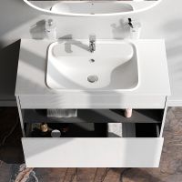 Тумба под раковину AM.PM Func 100 подвесная Белая глянцевая арт-M8FFUX1001WG — фото 7, Тумбы под раковину