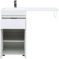 Тумба под раковину Aquanet Токио 110 Белая арт-237744 — фото 3, Тумбы под раковину