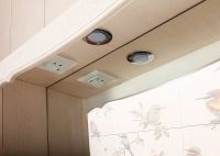 Товар: Зеркало Бриклаер Кантри 85 с подсветкой Бежевый дуб прованс арт-4627125413612 - фото 3 Зеркало Бриклаер Кантри 85 с подсветкой Бежевый дуб прованс арт-4627125413612 — фото 3, Зеркала в ванную комнату