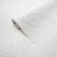 Обои Accento Marfil Винил на флизелине (1,06*10,05) Белый, Мрамор/Штукатурка арт-286131 — фото 3, Обои для стен