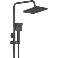 Душевая система Agger Brilliant Черная матовая арт-A0394444 — фото 7, Душевые стойки