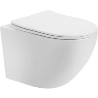 Унитаз Abber Bequem подвесной с сиденьем Микролифт арт-AC1100T — фото 1, Подвесные унитазы