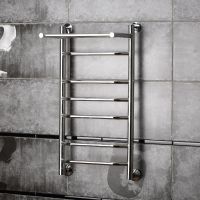 Водяной полотенцесушитель Тругор Браво 3 П НП 80x60 с полкой Хром арт-Браво3/нп8060П — фото 2, Водяные полотенцесушители