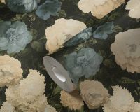 Обои AS Creation History of Art Винил на флизелине (0,53*10,05) Зеленый/Бежевый/Голубой, Цветы арт-37650-2 — фото 2, Обои для стен